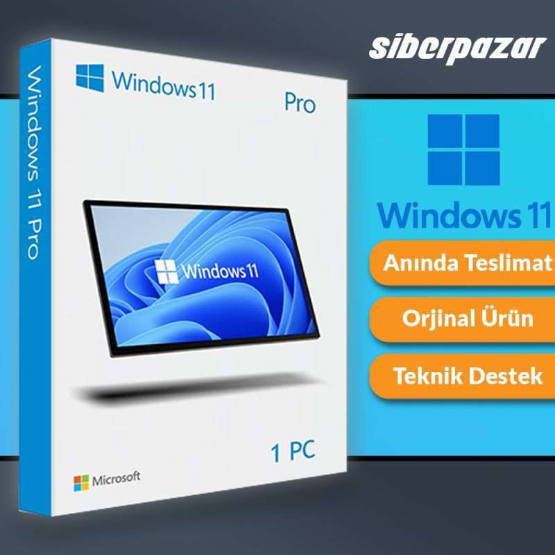 Windows 11 Pro Lisans Siberpazar 3723